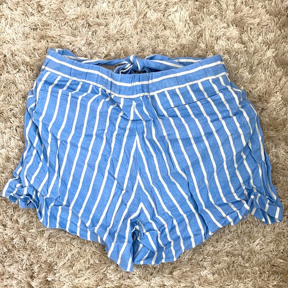 Striped linen shorts - Picture 2 of 2